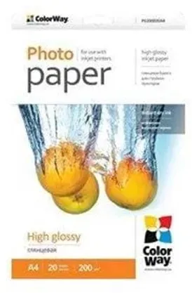 - photo paper - high-glossy - 20 sheet(s) - A4 - 200 g/m2