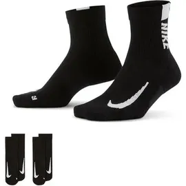 Nike Multiplier Running Knöchelsocken Black/White 38-42