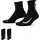 Nike Multiplier Running Knöchelsocken Black/White 38-42