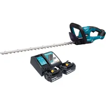 Makita DUH 607 RF2 Akku Heckenschere 18 V 60 cm + 2x Akku 3,0 Ah + Ladegerät
