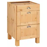 Home Affaire Unterschrank »Oslo«, 50 cm breit, ohne Arbeitsplatte, 3 Schubladen beige