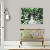 Art for the home - Wanddeko Leinwandbild Jungle", 100x75cm