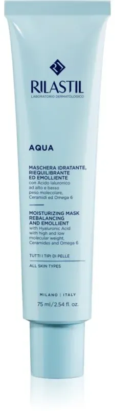 Rilastil Aqua Hydratisierende Maske mit Hyaluronsäure 75 ml