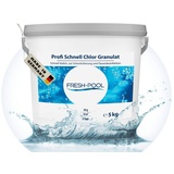 Fresh-Pool Profi Schnell Chlor Granulat, 56% Aktivchlor, 5 kg incl. Dosierbecher