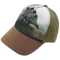 Maximo Kids Boy-Cap, Dinosaur Metallringverschluß 51/-53 Khaki/braun