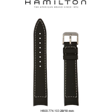 Hamilton - Khaki Navy Band-set Kautschuk-schwarz-20/18 H691.774.103