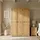 CARO-Möbel Kleiderschrank Cancun 118 x 175 x 0 cm Braun