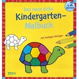 Carlsen Verlag Das neue, dicke Kindergarten-Malbuch: Mit farbigen Vorlagen und lustiger Fehlersuche