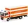 HERPA 098076 - MAN TGM Koffer-LKW mit Ladebordwand Feuerwehr Düsseldorf orange 1:87