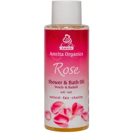 Amrita Organics Dusch & Bath Oil Rose 100 ml