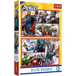 Trefl: Avengers - Puzzle mit 2 x 70 Teilen