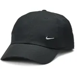 Nike Dri-FIT Club Unstructured Metal Swoosh Cap 010 black/metallic silver M/L
