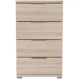 Die Möbelfundgrube Nachtschrank Smilla 46 x 42 x 79 cm Braun