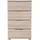 Die Möbelfundgrube Nachtschrank Smilla 46 x 42 x 79 cm Braun