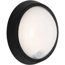 Briloner - LED Außenleuchte Bewegungsmelder Ip44 12 W schwarz Kunststoff