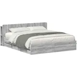 vidaXL Bettgestell 180 x 200 cm Grau