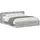 vidaXL Bettgestell 180 x 200 cm Grau