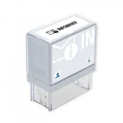 Office SF30 Lagertext Stempel mit Text "Infobrief" (ca. 47x13 mm)
