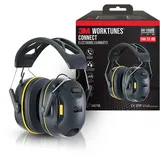3M Kapselgehörschutz WorkTunes Connect mit Bluetooth Schwarz
