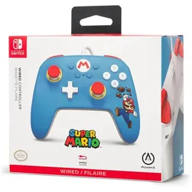 PowerA Brick Breaker Mario Controller Blau Nintendo Switch