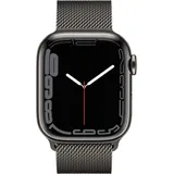 GPS + Cellular 41 mm Edelstahlgehäuse graphit, Milanaise Armband graphit
