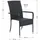 Juskys Yoro Stapelstuhl 8 St. 55 x 70 x 106 cm schwarz