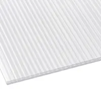 Scobalit Doppelstegplatten 16 mm Weiß Opal - X + 5-Fach Struktur Polycarbonat 980 x 2500