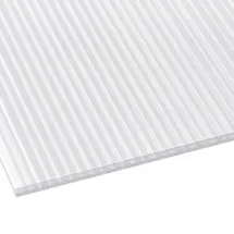Scobalit Doppelstegplatten 16 mm Weiß Opal - X + 5-Fach Struktur Polycarbonat 980 x 2500