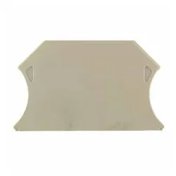 Abschlussplatte WAP 2.5 - 10, dunkelbeige - dunkelbeige
