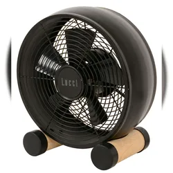 Lucci Tischventilator Breeze Table Schwarz Schwarz