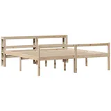 vidaXL Seniorenbett Mit Kopfteil Ohne Matratze 180x200 Cm Vidaxl
