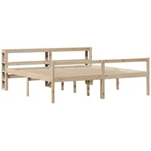vidaXL Seniorenbett Mit Kopfteil Ohne Matratze 180x200 Cm Vidaxl