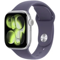 Apple Watch Series 11 GPS 42mm Silver Aluminium Sport Band purple fog S/M