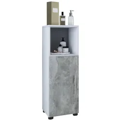Unterschrank Flandu ca. 31x93 cm Beton/Weiß