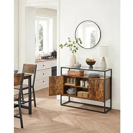 VASAGLE Sideboard, LSC014B01 braun 100,0 x 35,0 x 80,5 cm