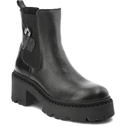 Schwarze Stiefeletten Armodo Plateauschuhe, 38