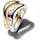 Pandora 164674C01 Ring-Set für Damen Zweifarbig, 54/17,2