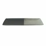 Maxwell & Williams Umi Servierplatte 34,5 x 19 cm grau/schwarz
