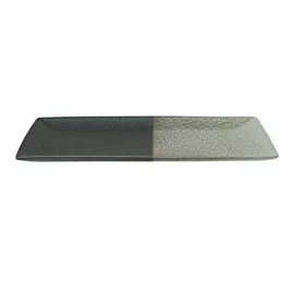 Maxwell & Williams Umi Servierplatte 34,5 x 19 cm grau/schwarz