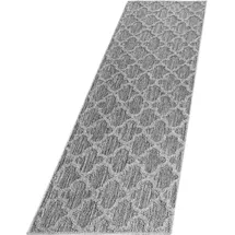 KADIMA DESIGN Teppich Outdoor IMST in Grau, im Skandi-Stil, 80 x 250 cm