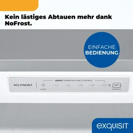 Exquisit GS5271-NF-H-040D Silber