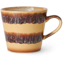 HKliving - 70's Cappuccino Tasse 300 ml, cliffs