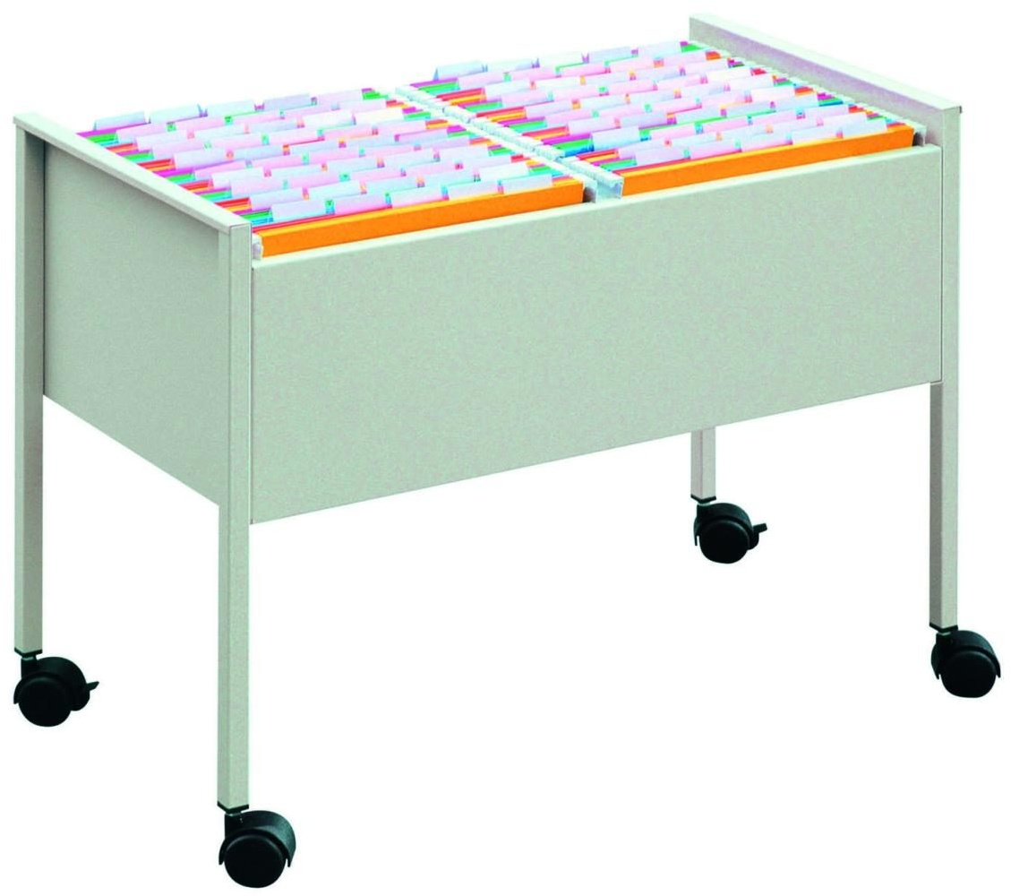 Produktbild DURABLE Hängemappenwagen Quer-Registratur lichtgrau für bis zu 100 Hängemappen
