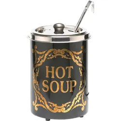 Hot-Pot Suppentopf Hot Soup, mit Blattgold-Dekor