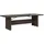 vidaXL Gartentisch mit Glasplatte 240 x 90 x 75 cm Braun