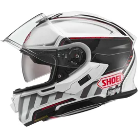 Shoei GT-Air 3 Discipline, Integralhelm - Weiß/Schwarz/Rot - XL