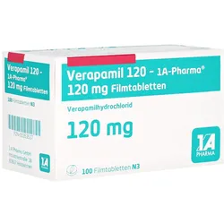 Verapamil 120-1a Pharma Filmtabletten 100 St