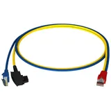 Homeway HW-Y-Kabel4 LAN/TAE 0,5m bl/ge HCAHNG-B2404-A005