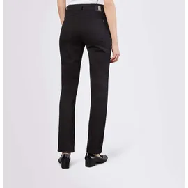 MAC Stretch-Jeans Melanie Gerade geschnitten schwarz 42
