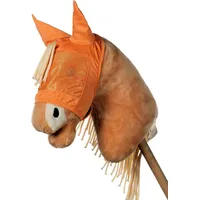 HKM Hobby Horsing Fliegenschutzmaske, Orange, Einheitsgröße